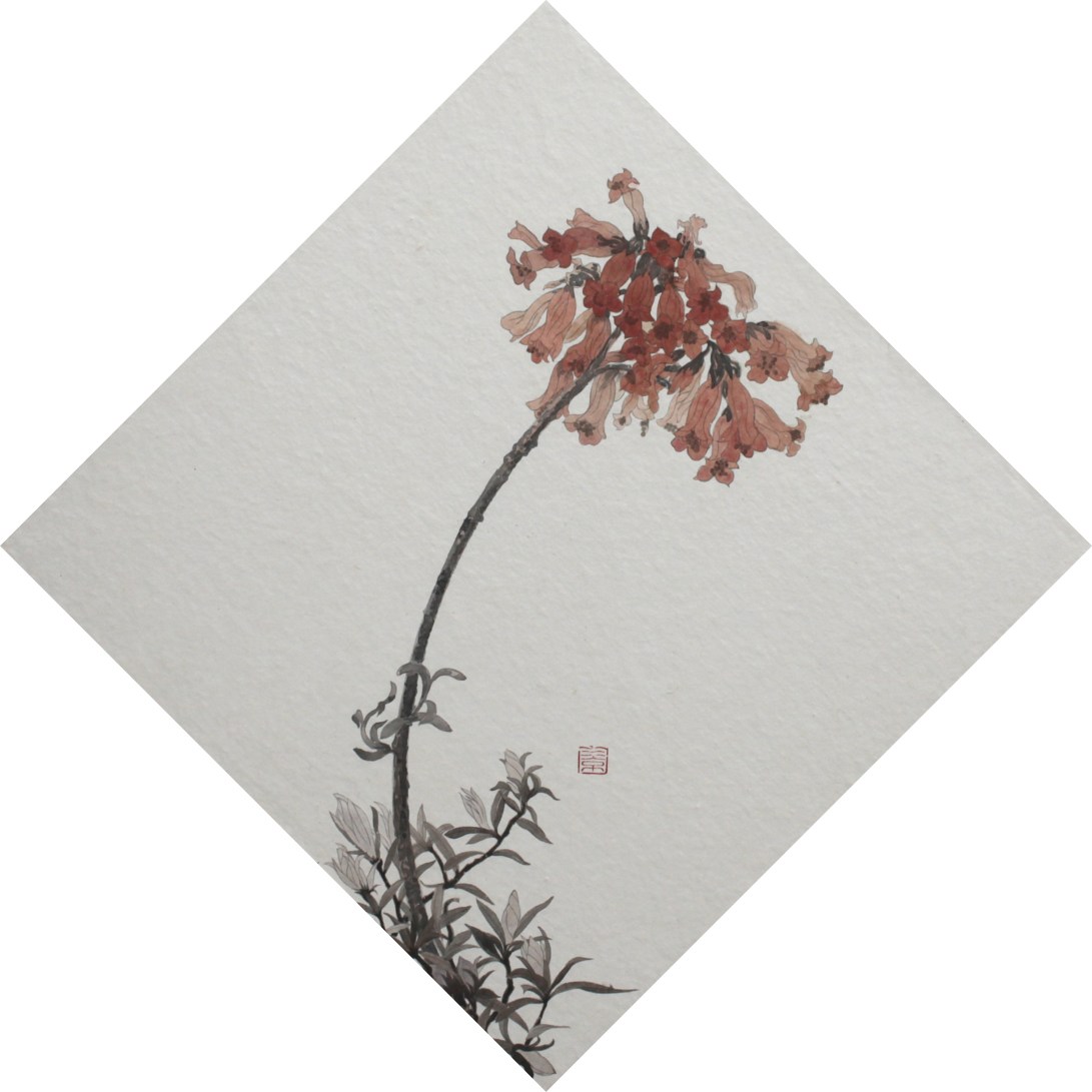 閑原 小草圖冊1- (2) 2012 紙本水墨畫 32x32cm