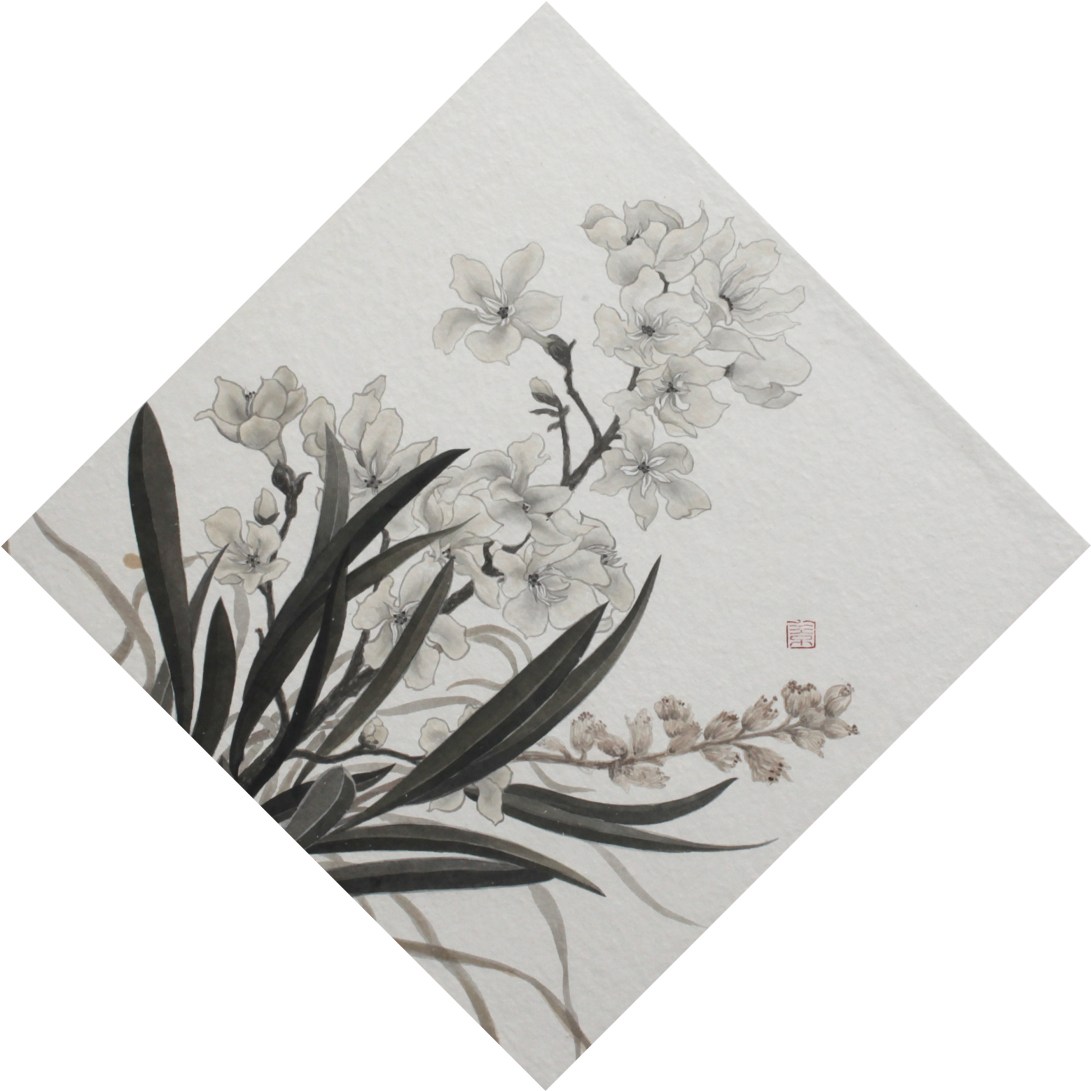 閑原 小草圖冊1- (3) 2012 紙本水墨畫 32x32cm