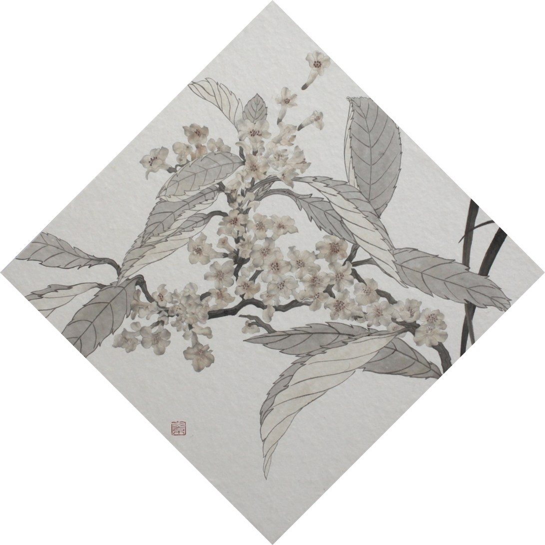 閑原 小草圖冊1- (4) 2012 紙本水墨畫 32x32cm