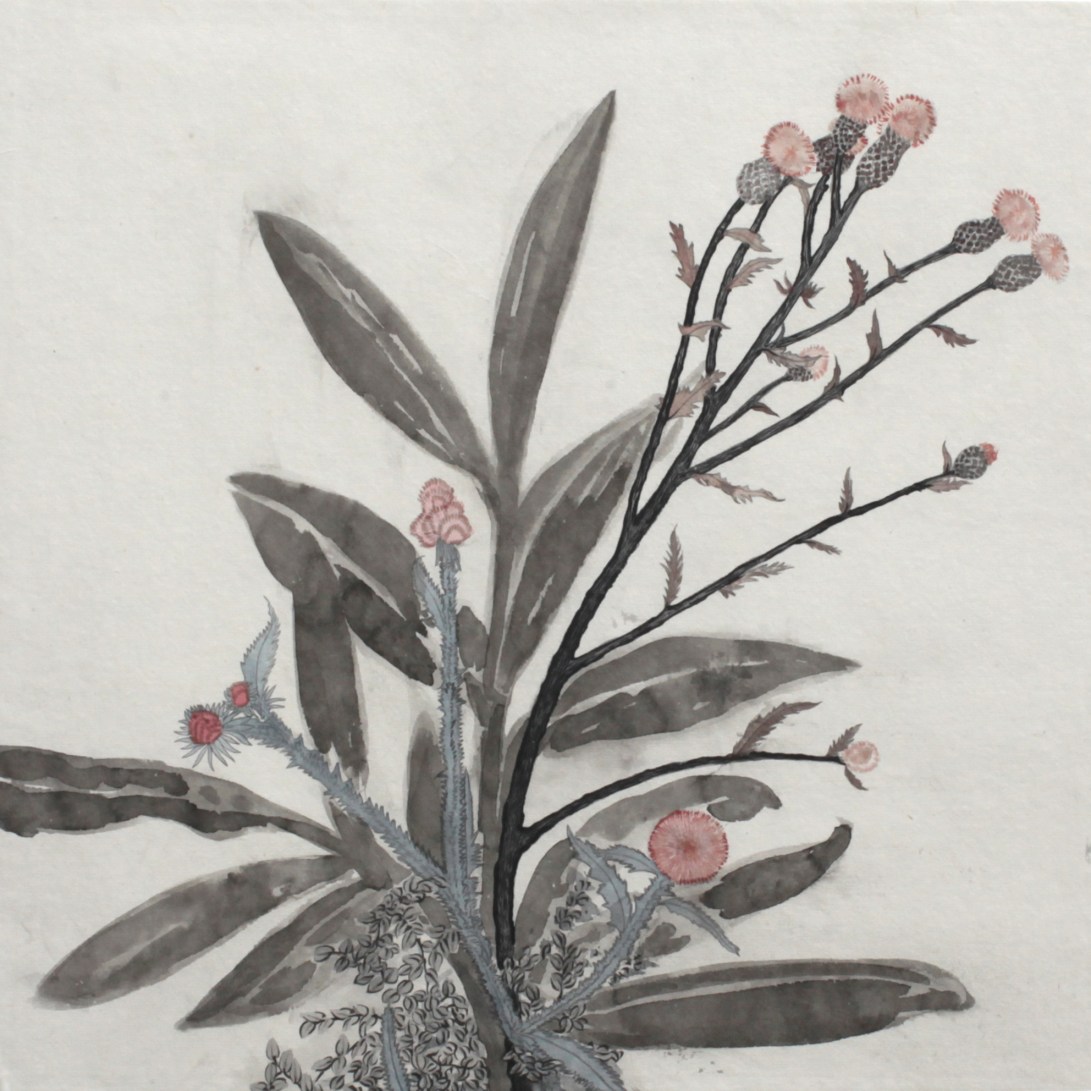 閑原 小草圖冊2- (12) 2012-2013紙本水墨畫 32x32cm