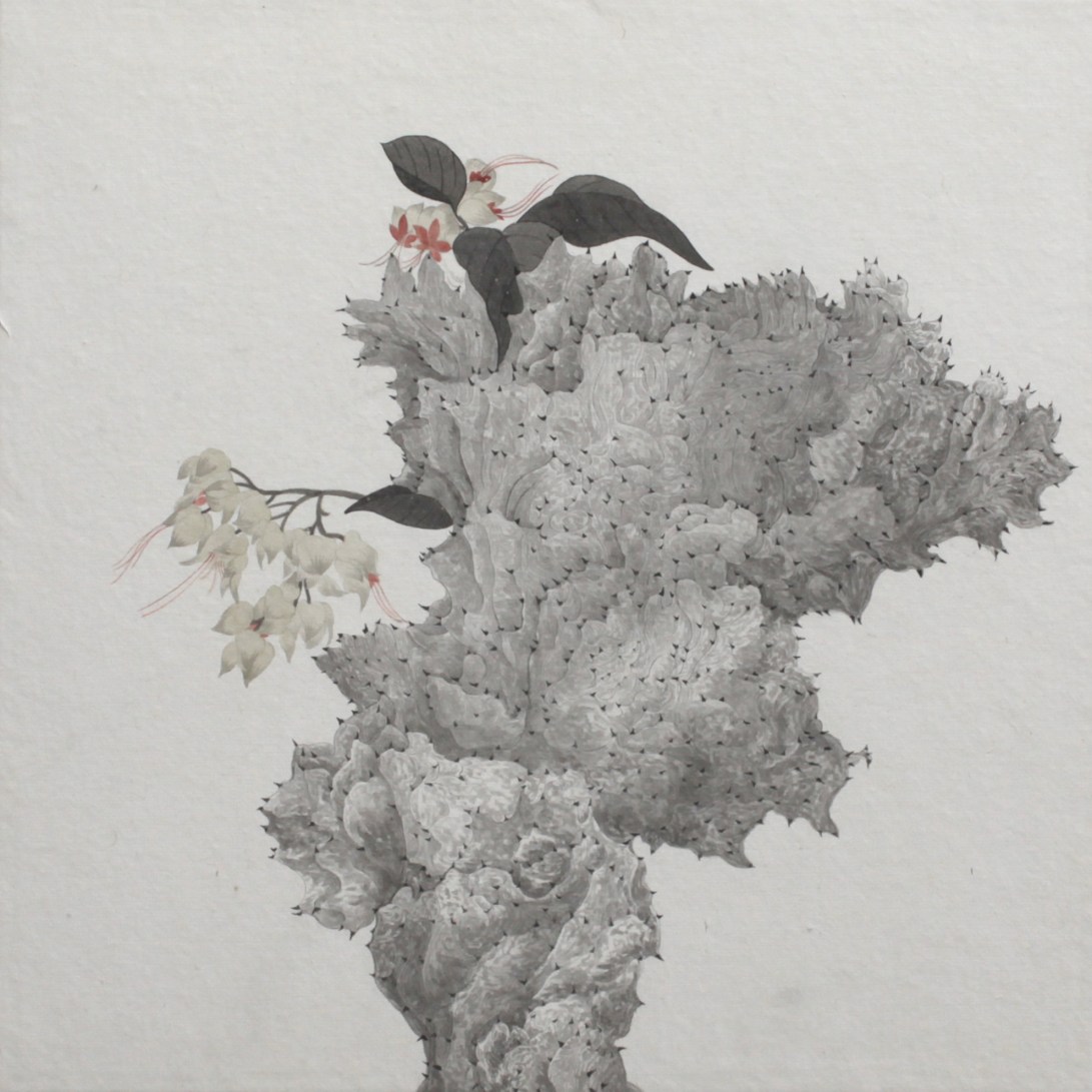 閑原 小草圖冊2- (18) 2012-2013紙本水墨畫 32x32cm