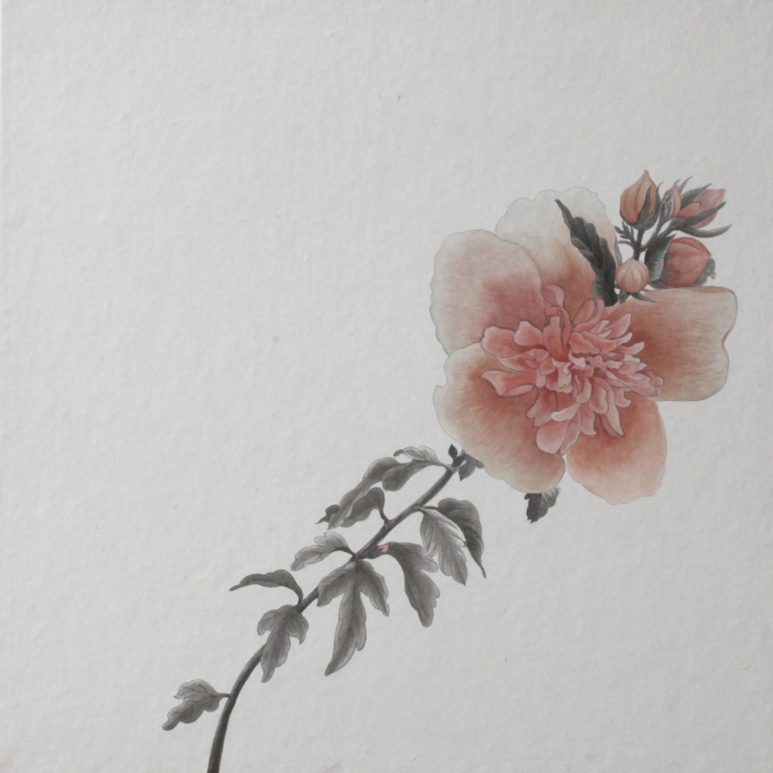 閑原 小草圖冊2- (3) 2012-2013紙本水墨畫 32x32cm