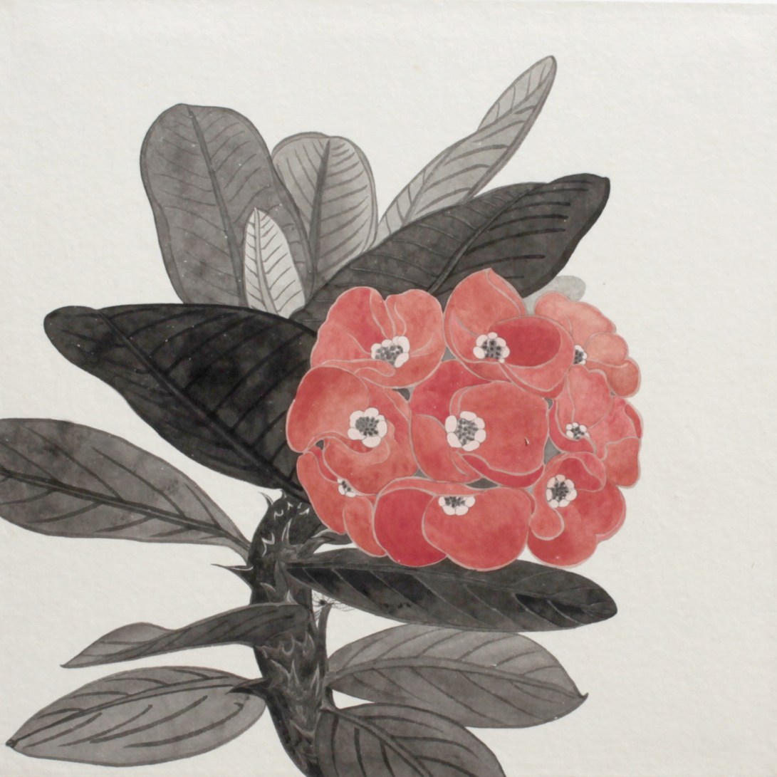 閑原 小草圖冊2- (31) 2012-2013紙本水墨畫 32x32cm