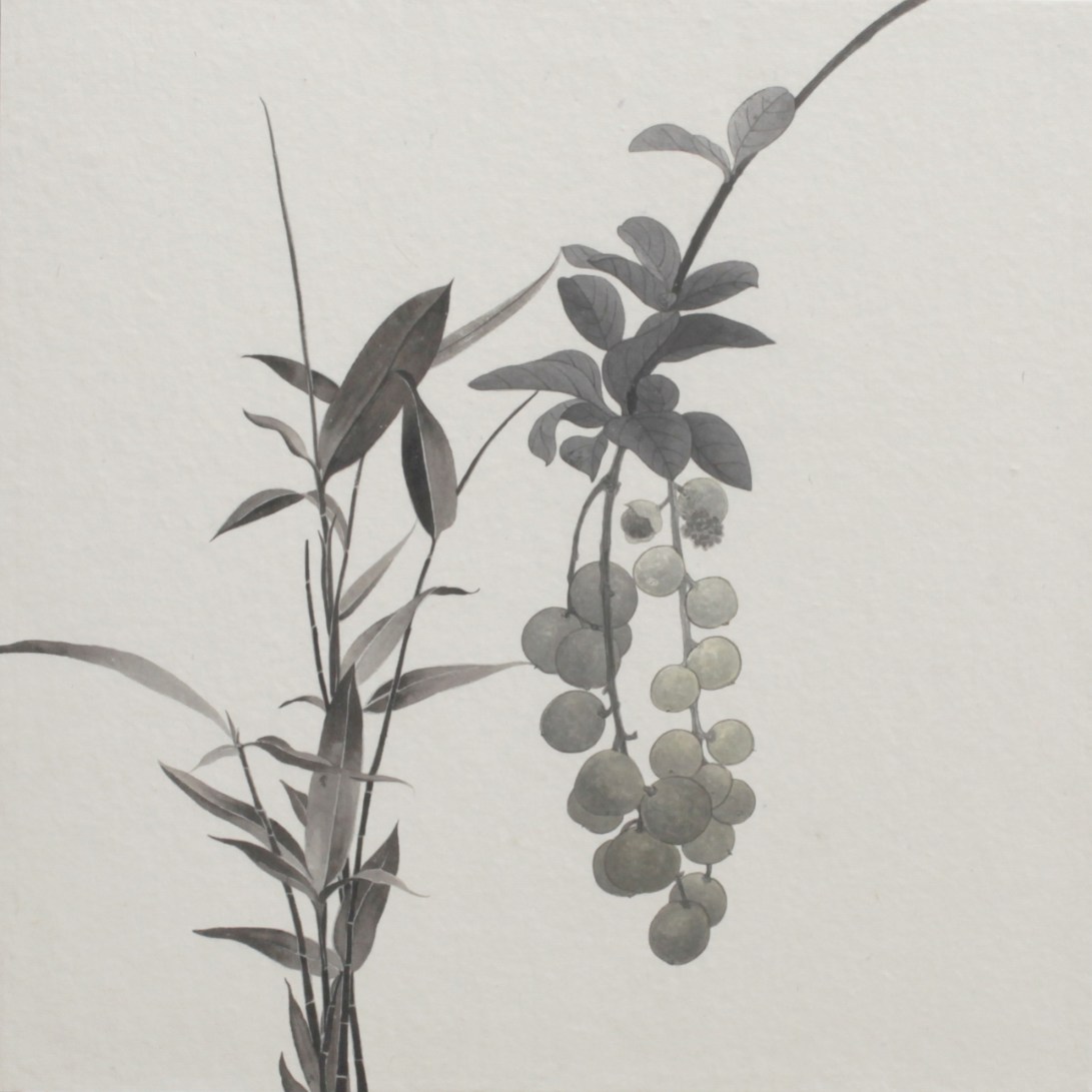 閑原 小草圖冊2- (32) 2012-2013紙本水墨畫 32x32cm