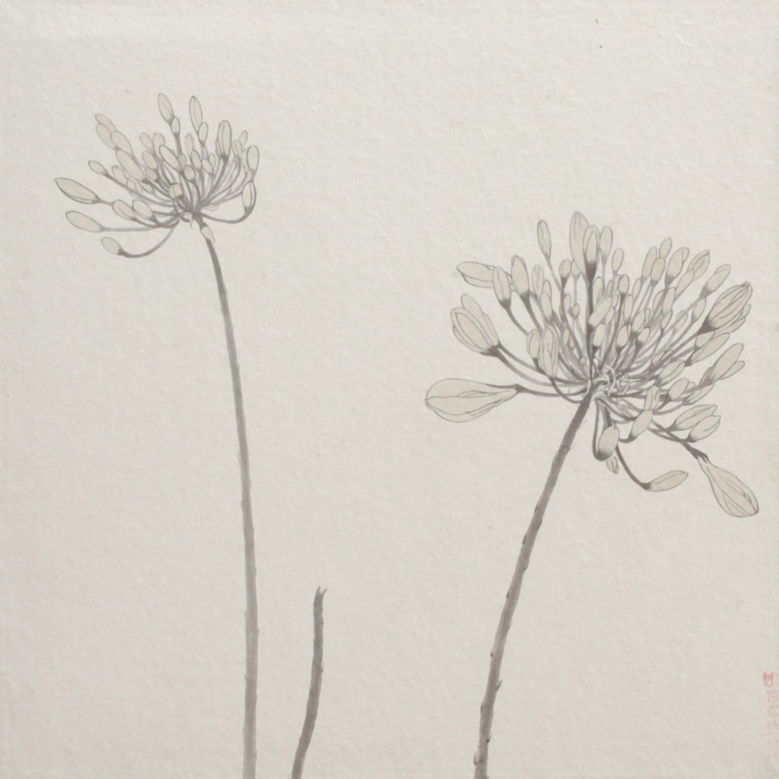 閑原 小草圖冊2- (40) 2012-2013紙本水墨畫 32x32cm