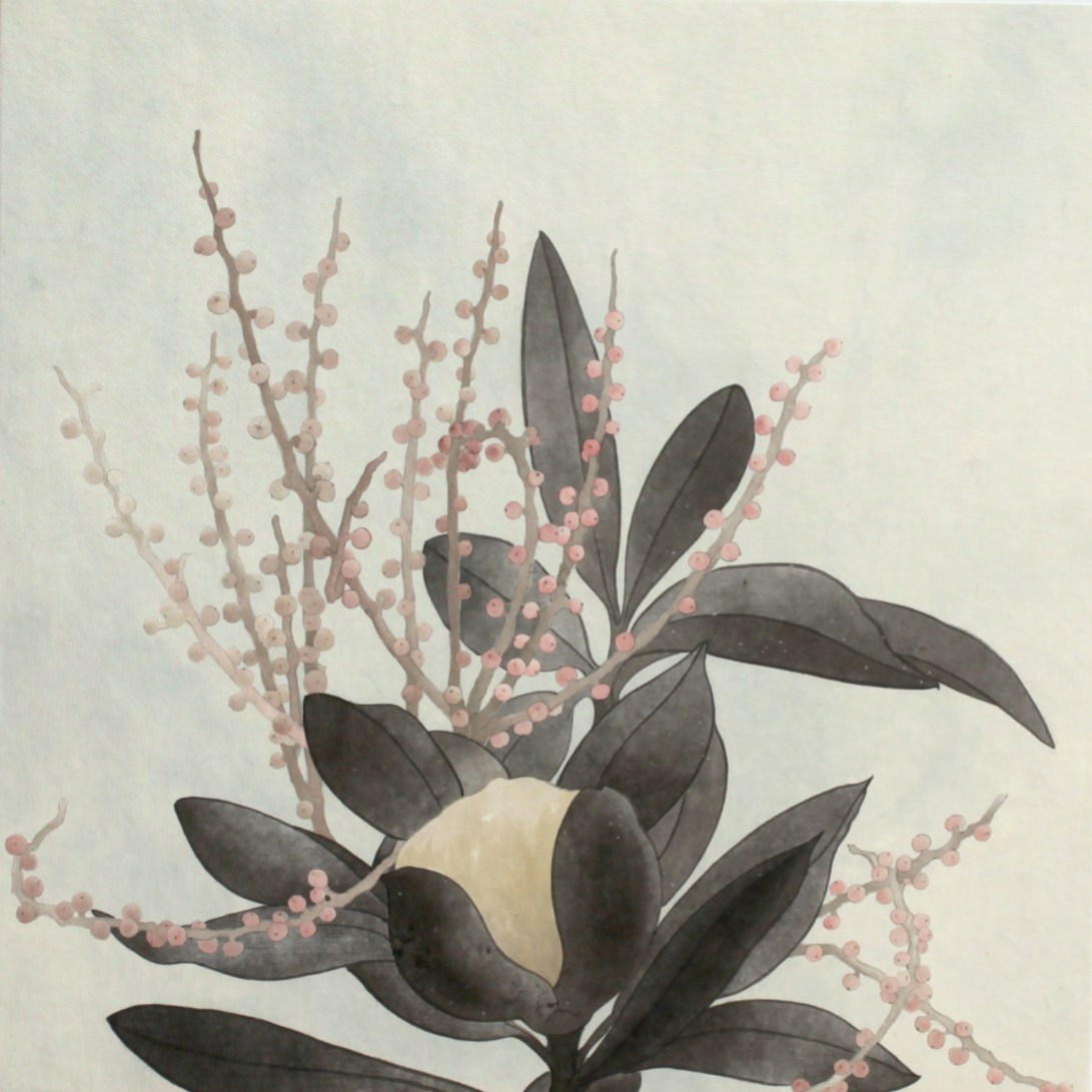 閑原 小草圖冊2- (46) 2012-2013紙本水墨畫 32x32cm