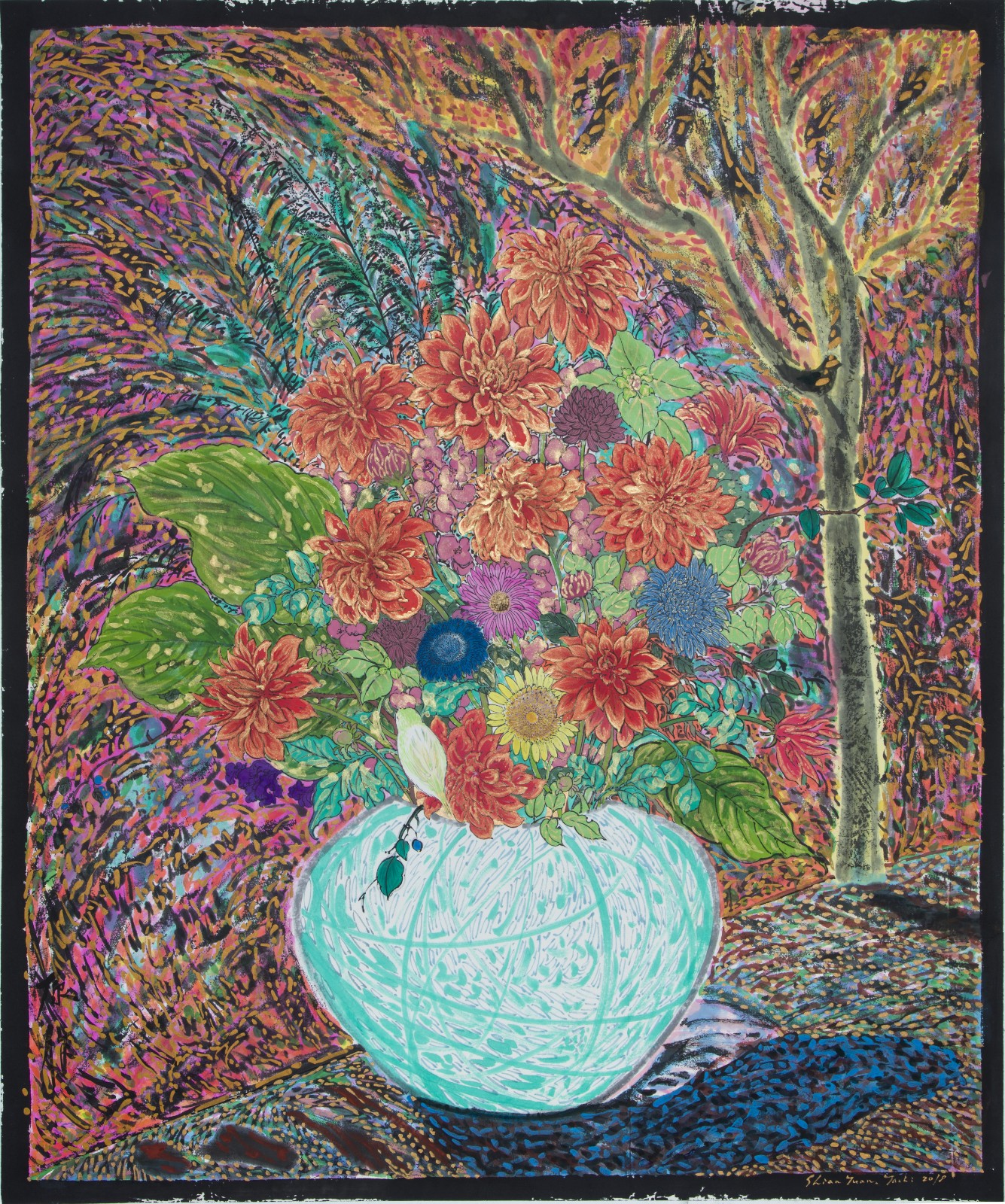 Life is a big feast 2019 144x120cm